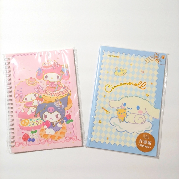 Kuromi/My melody and Cinnamoroll notebooks - Picture 1 of 6